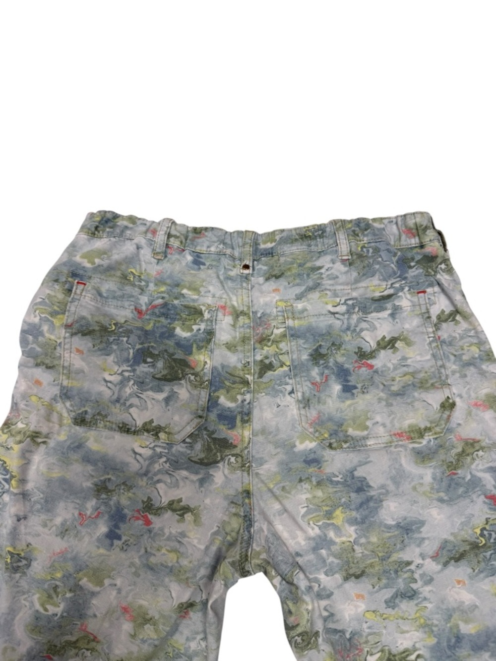 Pilcro The Roamer Pants | Lily Pad Pond Painted Water Colour - Size 28 - Picture 6 of 16